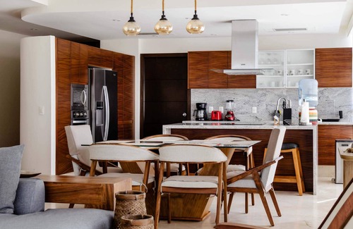 Las Jarretaderas Apartment | Modern Corner Apartment Seibal - Vidanta