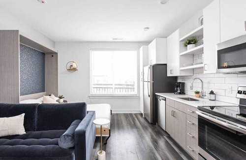 Cole-Noble District Apartment | Modern CozySuites Studio Apartment