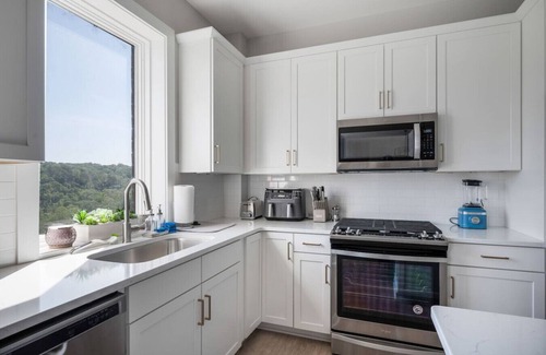 Central Business District Apartment | Modern Downtown Condo with River Views