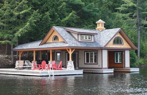 Seguin House | Modern elegance set in the most spectacular Muskoka terrain on Lake Rosseau