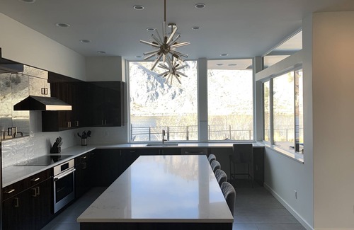 Orondo House | Modern Estate on Columbia River w/Boat Dock & Private Pool/Spa