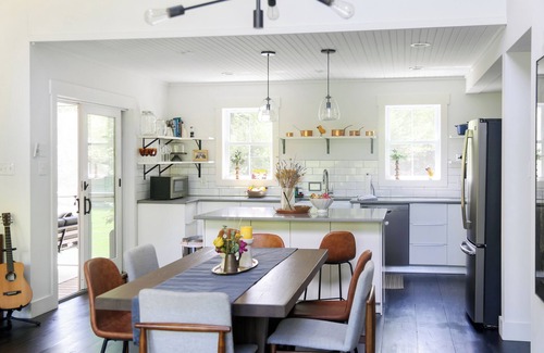 Kerhonkson House | Modern Farmhouse with Catskill Mountain Views