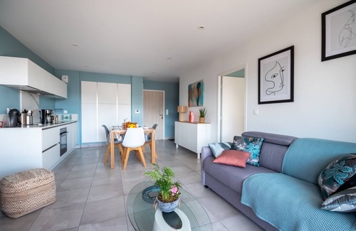 Pleneuf-Val-Andre Apartment | Modern flat for 4 within walking distance of the beach