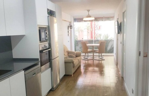Playa de Almarda Apartment | Modern flat with swimming pool