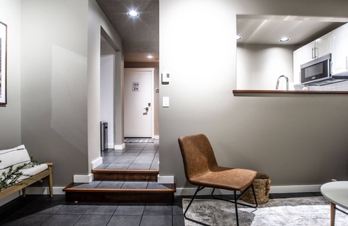 Glacier Condo | Modern & Fresh Mountain Condo - Clubhouse w/Indoor Pool, Spa, Sauna, Gym, Game Room & Sports Courts