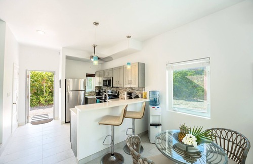 The Bight Villa | Modern Grace Bay villa with Pool 3 mins walk to Beach & Reef Sleeps 4 ,Gardens