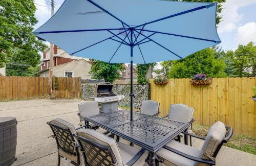Roselawn Finance House | Modern Group Getaway with Private Yard in Cincinnati