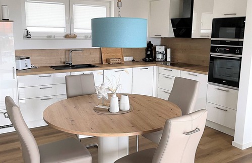 Schillig Apartment | Modern, high-quality vacation apartment, sauna, large balcony, sea view, close to the beach