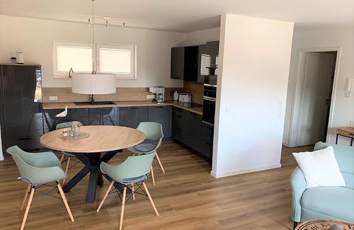 Schillig Apartment | Modern, high-quality vacation apartment, sauna, large balcony, close to the beach
