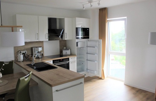 Schillig Apartment | Modern, high-quality vacation apartment, sauna, large balcony, close to the beach