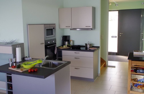 Kahnsdorf House | Modern holiday home directly in Hainer lake with boat