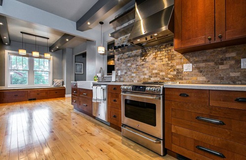 Dubuque House | Modern home in historic neighborhood with lower level game room!
