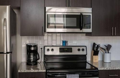 Downtown Des Moines Apartment | Modern Industrial Apartment With Skywalk