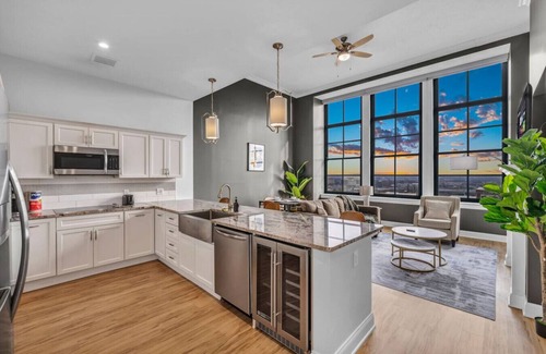 Playhouse Square Apartment | Modern Loft in Halle Building