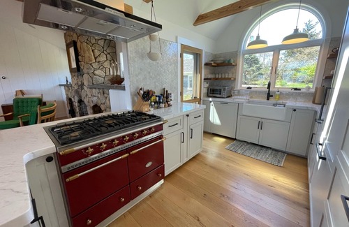 Chilmark House | Modern Luxury Waterview Home, Private Beach Access, 4 BR, 3 bath