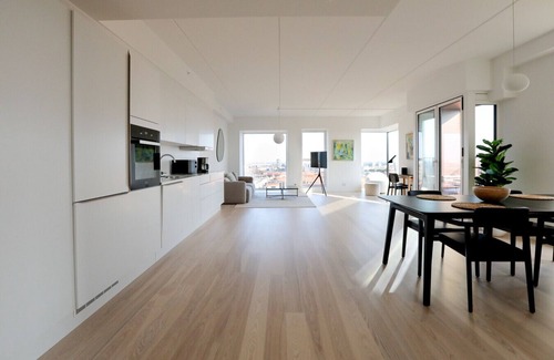 Vesterbro Apartment | Modern Minimalist Apartment with Panoramic Views