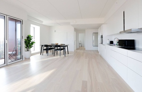 Vesterbro Apartment | Modern Minimalist Apartment with Panoramic Views
