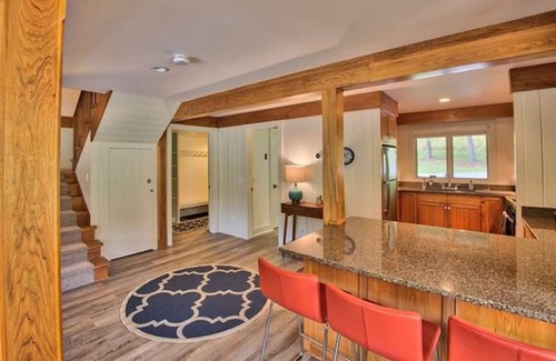 Stowe Area House | Modern Mountain Getaway ~ Ski-in Ski-Out ~ Scenic Pond front ~ 4 Seasons!