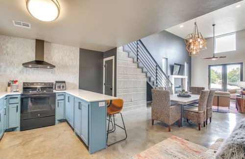 Medicine Park House | Modern Mtn-View Designer Home in Medicine Park