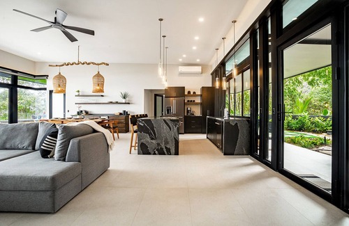 Savegre House | Modern Oceanview Villa near Dominical, 2 Infinity Pools & Wildlife Jungle Escape