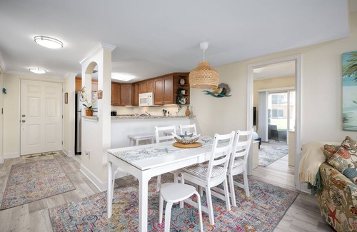 Butler Beach Condo | Modern Ocean View Condo, Just Steps from the Beach with Pool Access