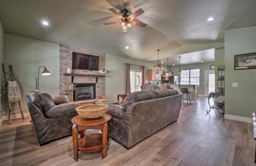 Cotter House | Modern Retreat with Deck Walk to White River!