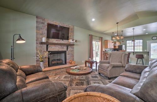 Cotter House | Modern Retreat with Deck Walk to White River!