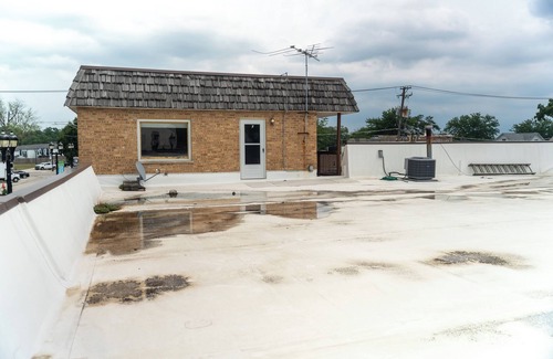 Mundelein Apartment | Modern Rooftop Retreat in Downtown Mundelein