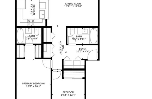 Town Center Apartment | Modern, Spacious 2BR Condo in Woodinville