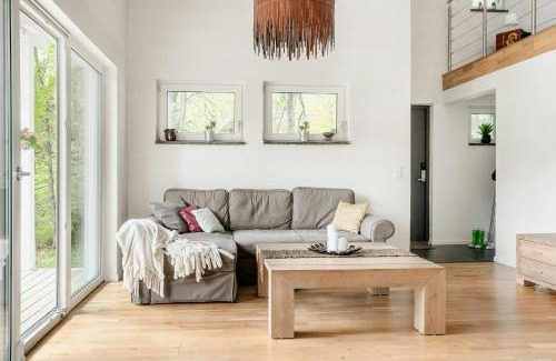 Orkelljunga Municipality House | Modern Stone House With Hot Tub In Åsljunga Forest
