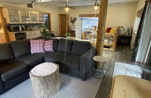 Ouray Apartment | Modern Studio Apartment on the River