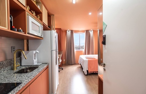 Bras Apartment | Modern Studio with Swimming Pool Close to the Brás subway