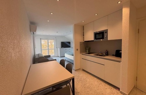 Willstaett Apartment | Modern vacation apartment on an idyllic stud farm with pool - pure nature, dogs allowed