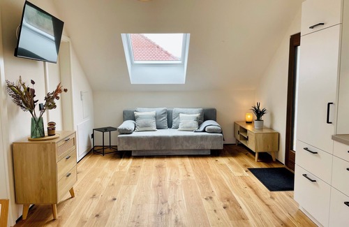 Edesheim Apartment | Modern vacation apartment II on the estate, in the middle of the vineyards