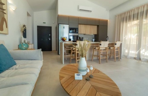 Mousata House | Modern villa in Lourdas with infinity pool and panoramic sea views