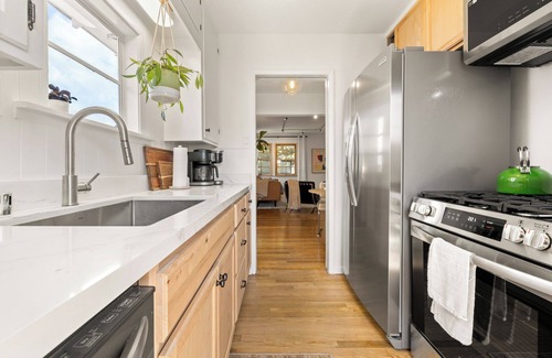 Westchester House | Modern Westchester 1BR/1BA Duplex with Private Patio & W/D