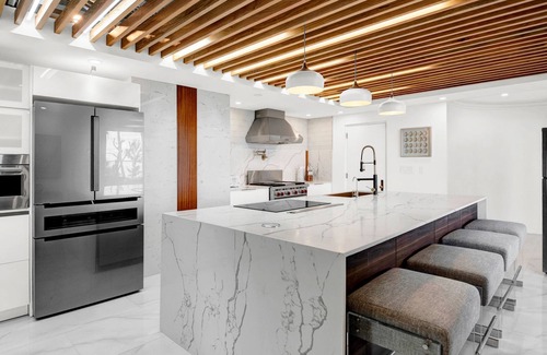 Eastern Road Villa | Modern with Private Pool and Sea Pool across from house!