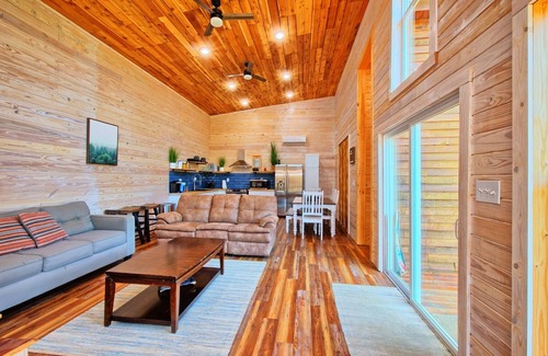 South Toledo Bend Cabin | Modern wood infused Cabin