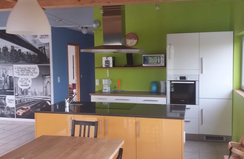 Luzech House | Modern wooden house with tree terrace and private heated pool
