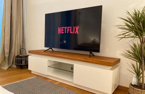 Straubing Apartment | Modern Zentral Parkplatz Terasse Netflix