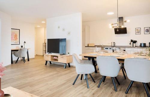 Bad Kissingen Apartment | Moderne Apartments mit Highspeed-WLAN und Tiefgarage Ihr perfekter Rückzugsort nahe dem Zentrum und der Therme I BARRIEREARM