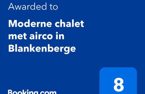 Blankenberge Ski Chalet | Moderne chalet met airco in Blankenberge