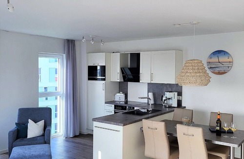 Schillig Apartment | Moderne, Hochwertige Ferienwohnung, Sauna, Großer Balkon, Strandnah