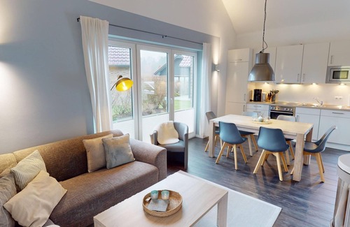 Pelzerhaken House | Modernes 4-zimmer-ferienhaus für 6 Personen mit Kamin & Sauna in Pelzerhaken