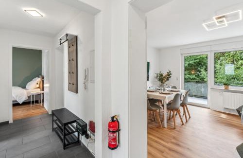 Oberdorla Apartment | Modernes 6-Betten-Apartment mit Balkon und Parkplatz - zentrale Lage