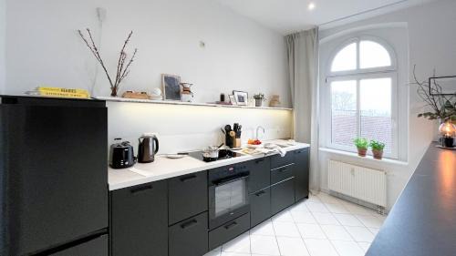 Magdeburg Apartment | MOKA Living-Sunset Apt, Nordic Design,Küche,WLAN, SmartTV