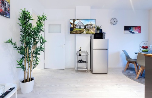 Bachviertel Apartment | MOLA Apartments-Historic apartment in the Bachviertel-Altstadt-Parking lot- WLAN