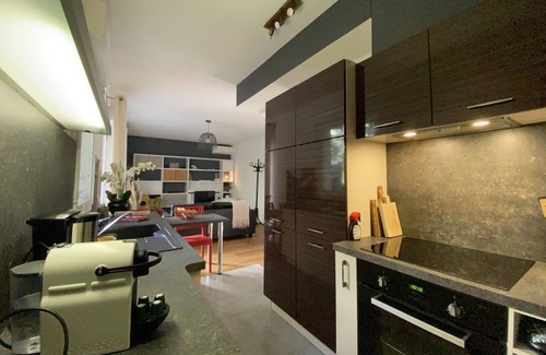 Port Marianne Apartment | MONTPELLIER, HEART PORT MARIANNE, AIR CONDITIONING, PRIVATE GARDEN and GARAGE