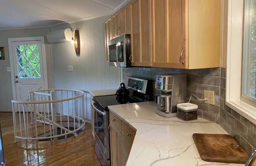 Black Mountain Cabin | MONTREAT ROUND HOUSE - Mountain views, Renovated, Hot Tub, Fire Pit