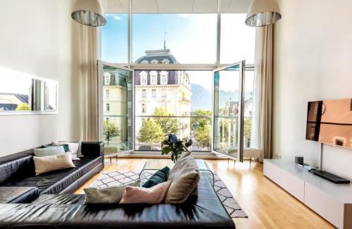 Montreux City Centre Apartment | Montreux Stunning 2 Bedroom Apartment Lake Geneva